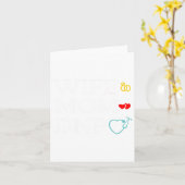 ママDnp看護練習卒業のかわいい医者 カード (黄色い花)