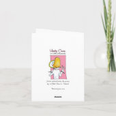 ママE.人の誕生日または友だちカード カード (裏面)