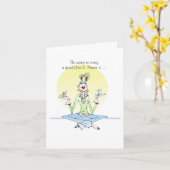 ママE.人の誕生日または友だちカード カード (黄色い花)