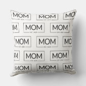 ママest 2025新しいママベビー2025新しい親を明らかにする クッション (裏面)