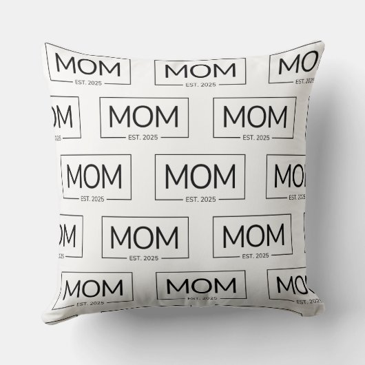 ママest 2025新しいママベビー2025新しい親を明らかにする クッション (裏面)