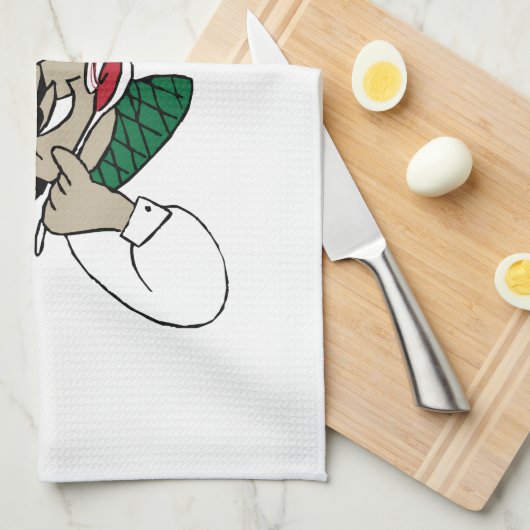 ママMia キッチンタオル (四つ折り)