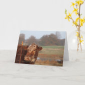 ママRedののメッセージカード -- 恋しく思うこと カード (黄色い花)