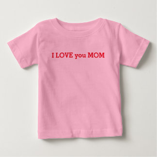 ママTシャツ大好き子供へ ベビーTシャツ