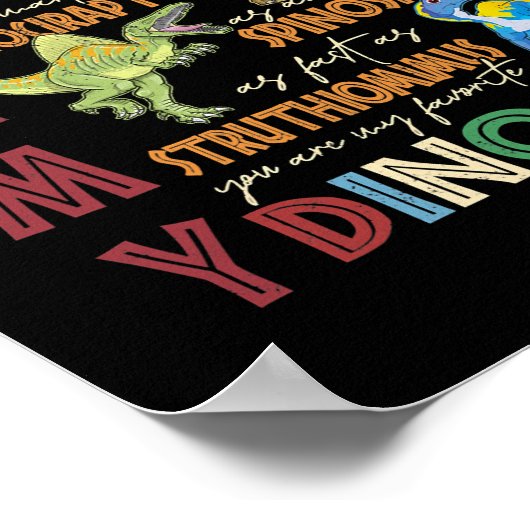 ママT恐竜の母親と同じくらい強いレックス ポスター (角)