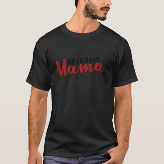 ママTee Mother おもしろいs Dayって呼ばれてる Tシャツ (正面)