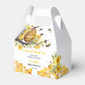 ママtoビー春ビー赤ちゃんシャワーテンプレート フェイバーボックス (正面サイド)