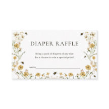 ママtoビー赤ちゃんシャワーおむつラッフルカード