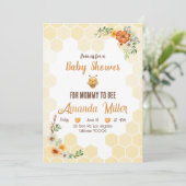 ママtoビー赤ちゃんシャワー招待状カード 招待状 (スタンド正面)