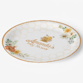 ママtoビー赤ちゃんシャワー紙プレート ペーパープレート (アングル)