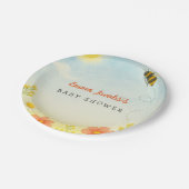 ママtoビー赤ちゃんシャワー紙プレート ペーパープレート (アングル)