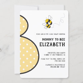ママtoビー（昆虫）マルハナバチ赤ちゃんシャワー招待 招待状