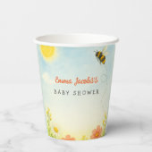 ママTo Bee赤ちゃん男女兼用シャワー紙カップ 紙コップ (裏面)