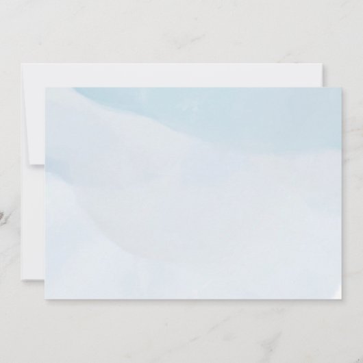 ママTo Bee & Friends水彩赤ちゃんシャワーカード (裏面)