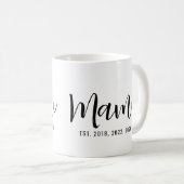 マミさんおめでとうギフト コーヒーマグカップ (正面右)
