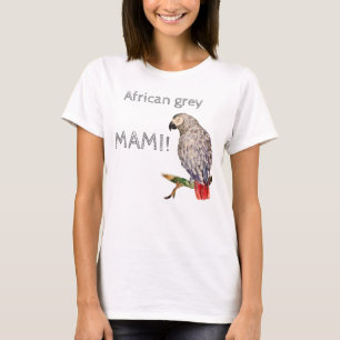 マミさん!アフリカ産オウム Tシャツ