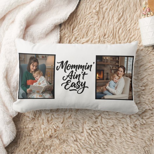 マミンって簡単じゃない ブラスクリプト2 2枚の写真 ランバークッション (ブランケット)