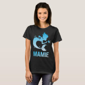マミーという名の人魚ちゃん - Mamie 名前 Tシャツ (正面フル)