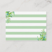 マミーのベリーゲームカードサファリベイビーシャワーを推測 エンクロージャーカード (裏面)