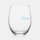 マミーのポンプ&ダンプカップ ステムなしワイングラス (右)