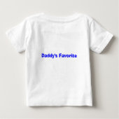 マミーの前お気に入りの面 ベビーTシャツ (裏面)