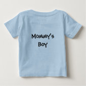 マミーの少年 ベビーTシャツ (裏面)
