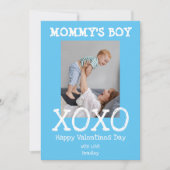 マミーの少年 |写真 |ハグとキスバレンタイン シーズンカード (正面)