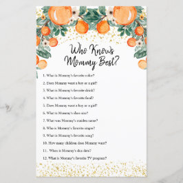 マミーの試合を知っている柑橘類のオレンジの最高の夏