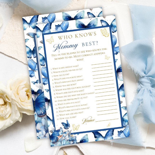 マミーを知っている青い蝶の金ゴールドのアク最高のセント (クリエイターアップロード済み)