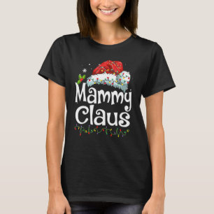 マミークラウス サンタ帽子 クリスマスパジャマ ファミリーマッチ Tシャツ