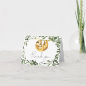 マミースロスベビーシャワーサンキューカード サンキューカード (正面)