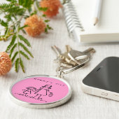 マミーズガールスケッチキーチェーン キーホルダー (側面)