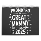 マミー素晴らしベストに昇格。2025年マザーズの日 カレンダー (カバー)