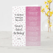 マミー誕生日クーポン カード (黄色い花)