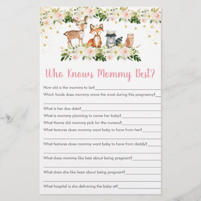 マミー・ゲームを知っている少女ウッドランド最高のフローラ (正面)