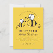 マミー・トゥ・ビー・イエロー　男女兼用ベビーシャワー 招待状 (正面)
