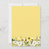 マミー・トゥ・ビー ゴールド ニュートラル ベビーシャワー 招待状 (裏面)