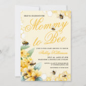 マミー・トゥ・ビー　ジェンダーニュートラルベイビーシャワー 招待状 (正面)