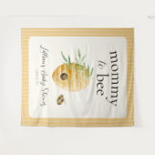 マミー トゥ ビー ビービーブ  ベイビーシャワー ウェルカムサイン タペストリー (正面(横))