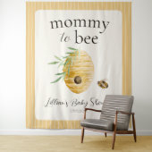 マミー トゥ ビー ビービーブ  ベイビーシャワー ウェルカムサイン タペストリー (インサイチュ)