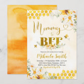 マミー・トゥ・ビー ベイビーシャワー招待状 招待状 (正面/裏面)