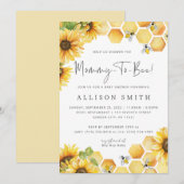 マミー・トゥ・ビー・ベイビーシャワー招待状 招待状 (正面/裏面)