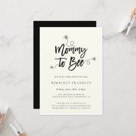 マミー・トゥ・ビー・ベイビーシャワー 招待状