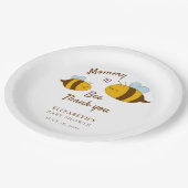 マミー・トゥ・ビー ベイビーシャワー 現代的 かわいい キュート シンプル ペーパープレート (アングル)