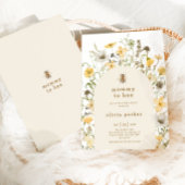 マミー・トゥ・ビー ワイルドフラワー ベイビーシャワー 招待状