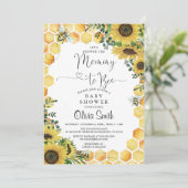 マミー・トゥ・ビー　男女兼用ベビーシャワー招待状 招待状 (スタンド正面)