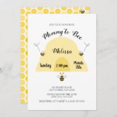 マミー・トゥ・ビー |蜂の巣箱の赤ちゃんシャワー 招待状 (正面/裏面)