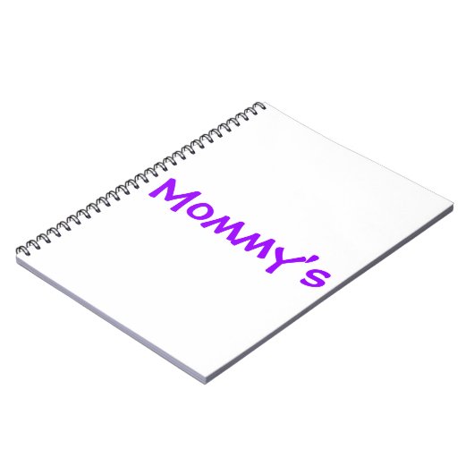 マミー ノートブック (左側)