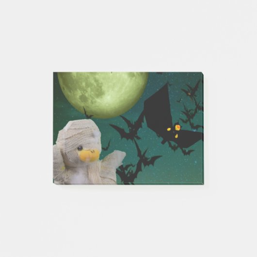 マミー、バット＆ムーンハロウィン ポストイット (正面)