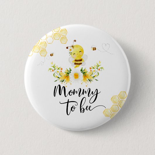マミー・ビー・ボタン 缶バッジ (正面)
